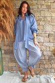 Larc Poet Blouse Denim